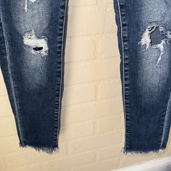 Kancan skinny jeans distressed size 28 stretch baddie denim - Picture 3 of 7
